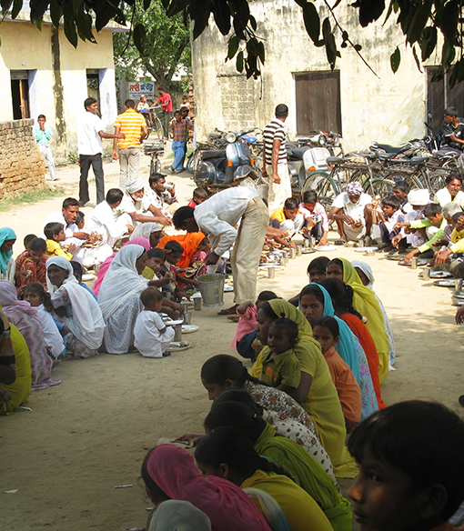 Group of People Eating